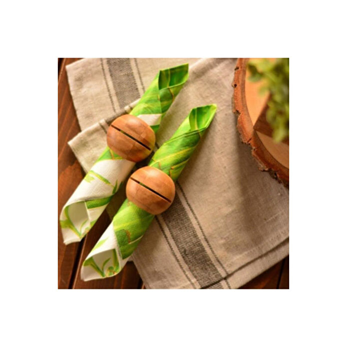 Bambum Dixon 2'li Peçete Halkası - Bej