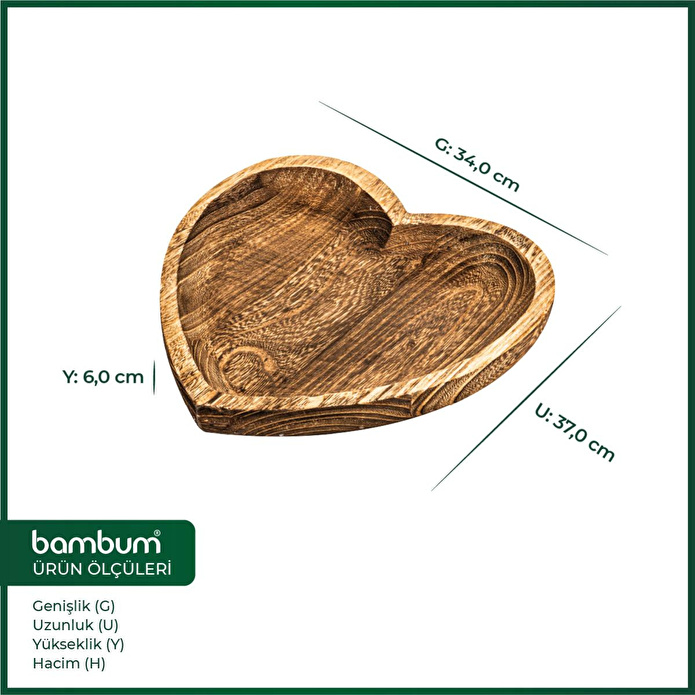 Bambum Amorinda - Sunum Tepsisi Büyük