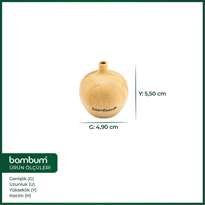 Bambum Forli Bambu Vazo 5,5*4,9cm