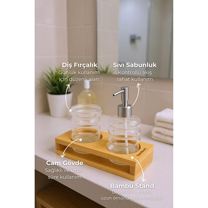 Bambum Tivoli 2'li Sabunluk Seti