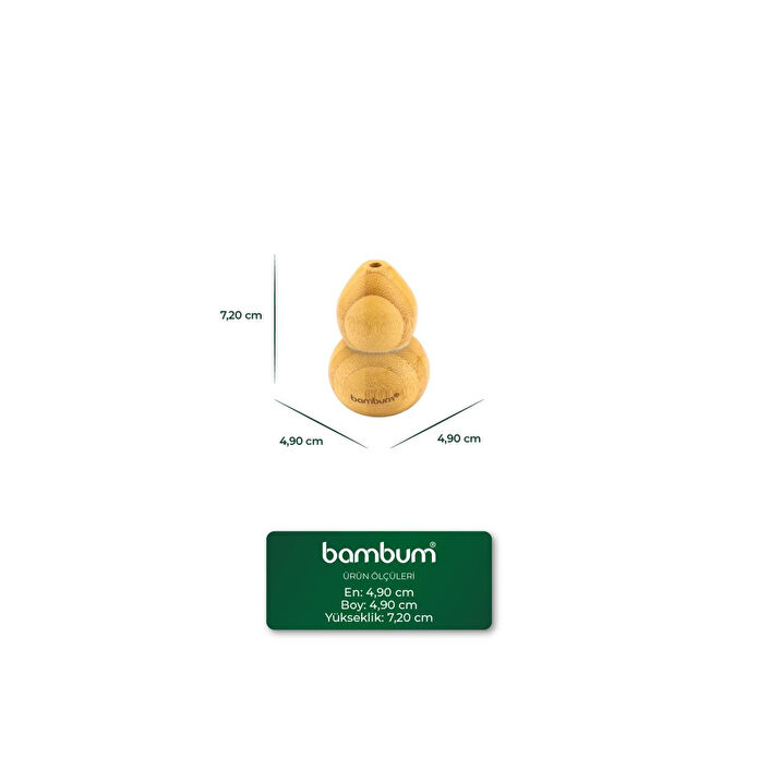 Bambum Dublin Bambu Vazo 7,2*4,9cm