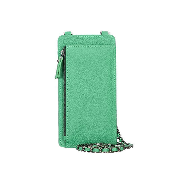 Bloominbag City Muse Deri Celadon Mist Çapraz Askılı Telefon Cüzdan