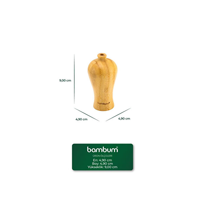 Bambum Guro Bambu Vazo 9*4,9cm