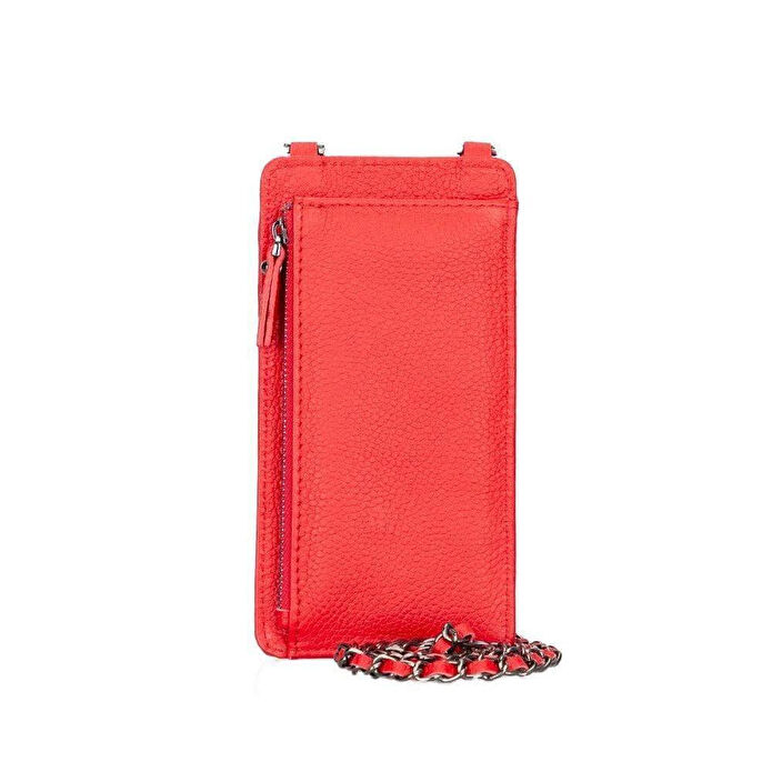 Bloominbag City Muse Deri Crimson Rouge Çapraz Askılı Telefon Cüzdan
