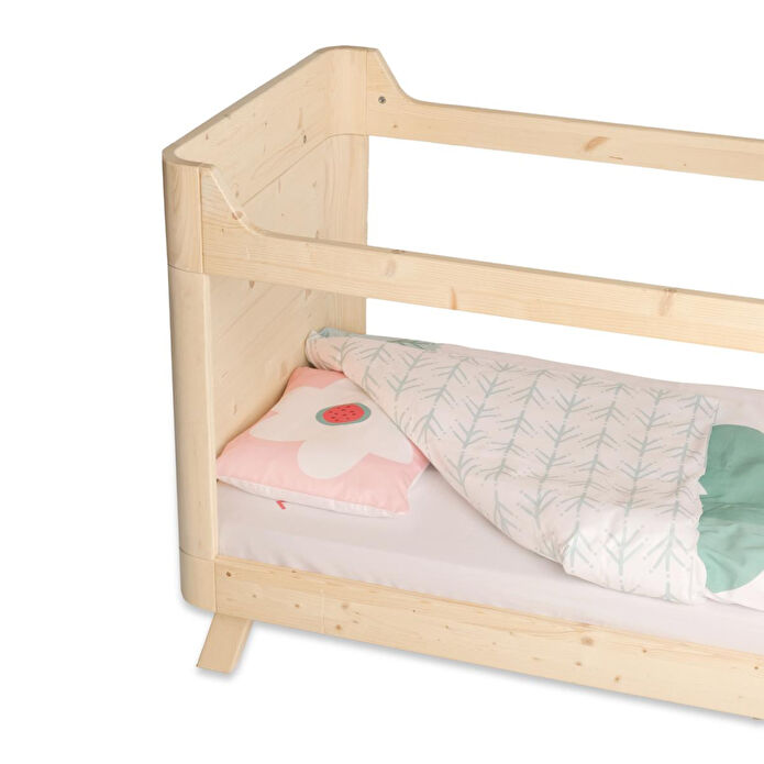 Itsy Bitsy Kids Big Flower Bebek Nevresim Seti, Pembe, 100x150cm