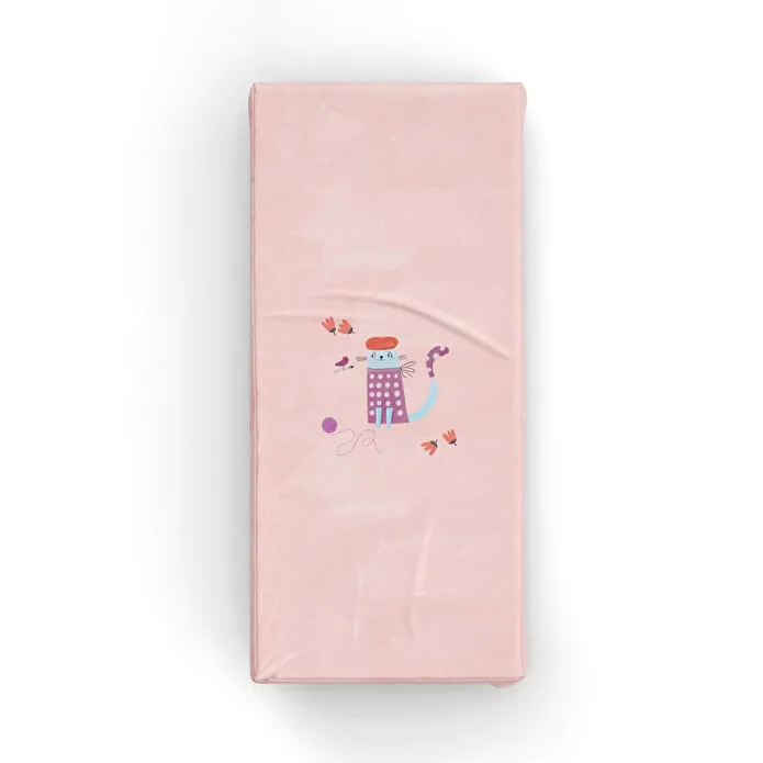 Itsy Bitsy Kids Kitty Of Queens Pamuk Saten Pembe Bebek Çarşaf Seti 80x140cm