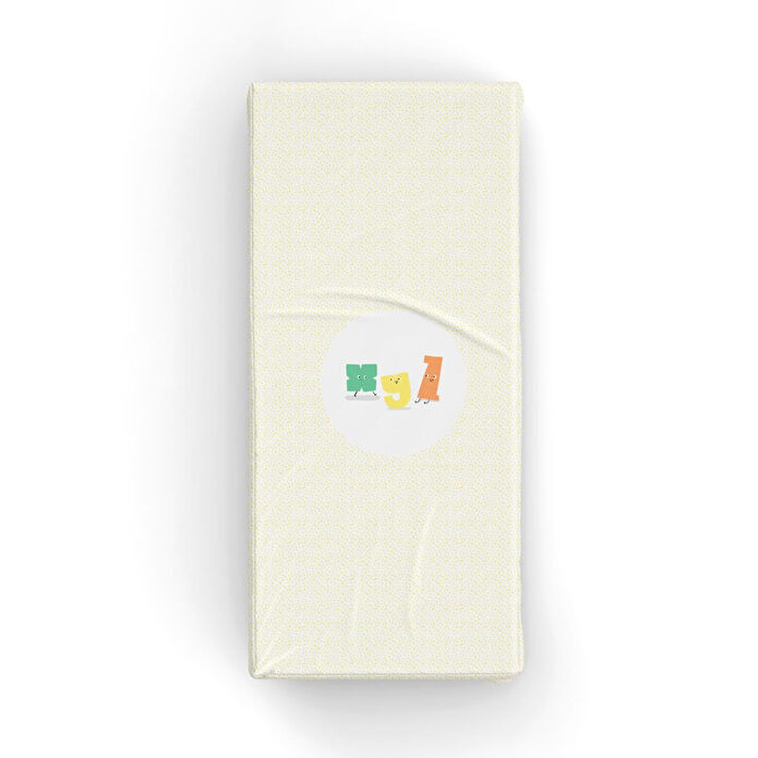 Itsy Bitsy Kids Alphabed Pamuk Saten Çok Renkli Çocuk Çarşaf Seti 90x190cm