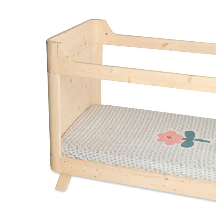 Itsy Bitsy Kids Amulet Pamuk Saten Pembe Bebek Çarşaf Seti 80x140cm