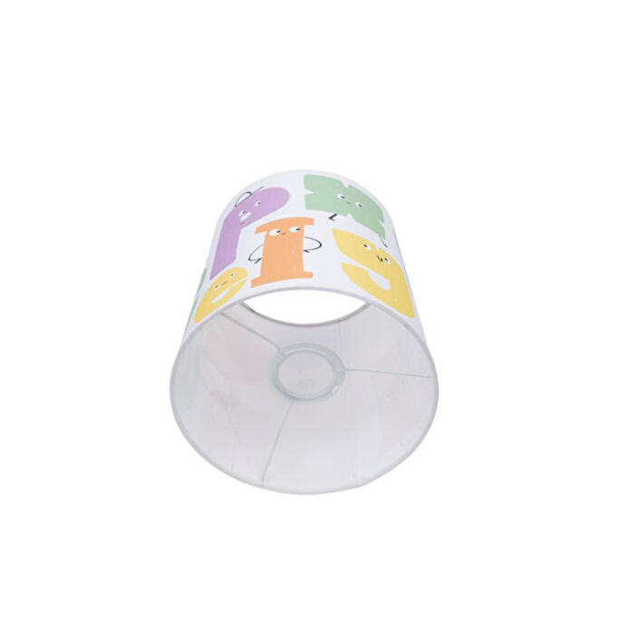 Itsy Bitsy Kids Alphabed Başucu Aydınlatma Başlığı, Çok Renkli, 16x20cm