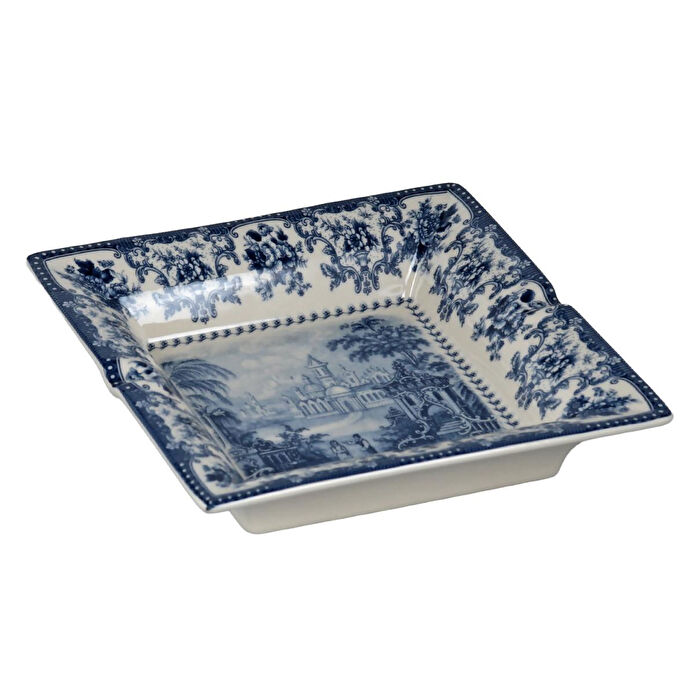 Lucky Art Florantine Kül Tablasi 18cm Mavi