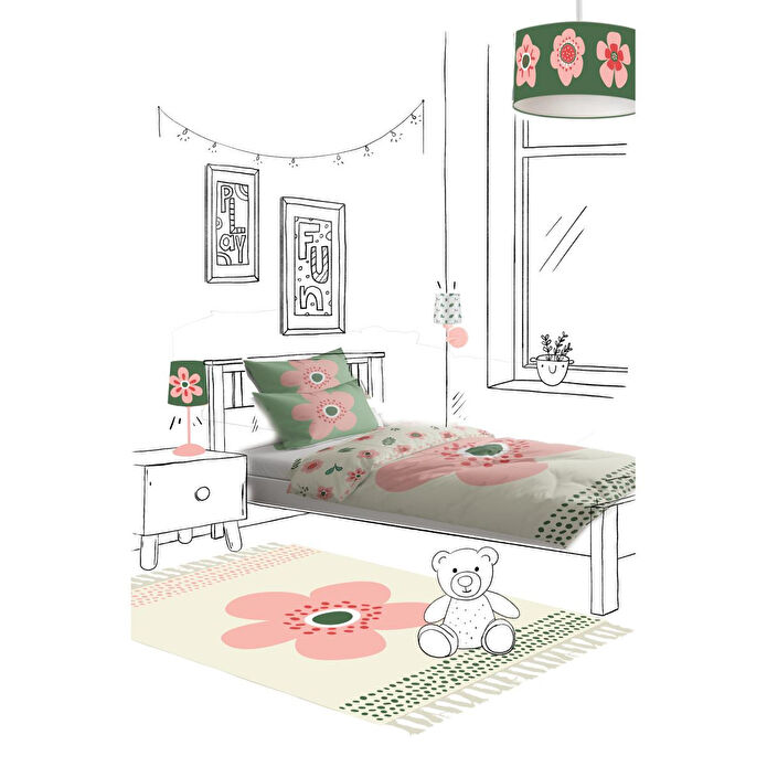 Itsy Bitsy Kids Kitty Of Queens Tavan Aydınlatması, Pembe, 40cm