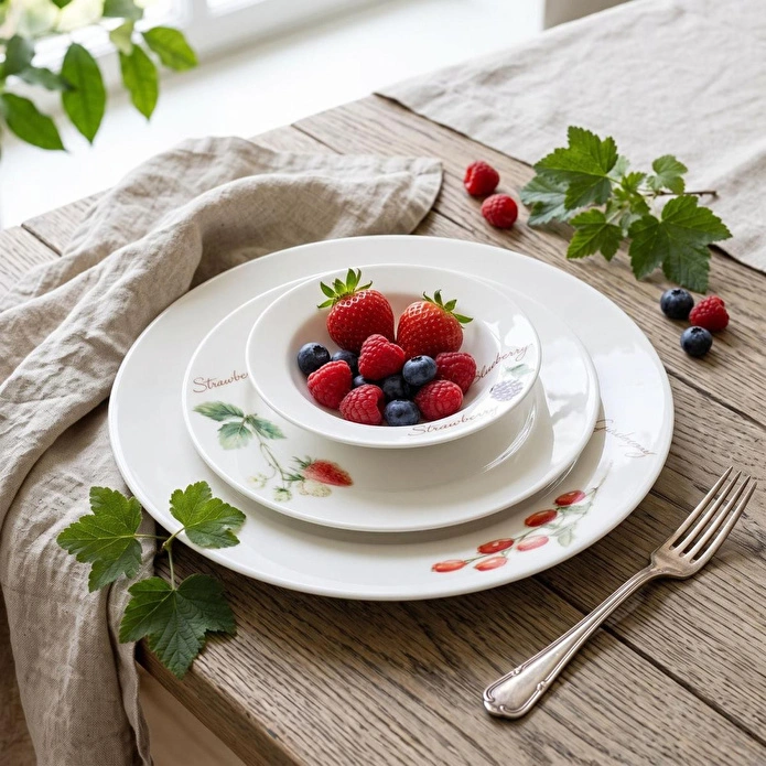 Royal Canterbury Very Berry 53 Parça Yemek Takimi