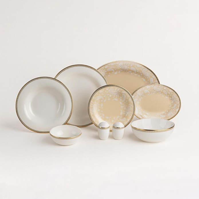 Royal Canterbury Milada Gold 55 Parça Yemek Takimi