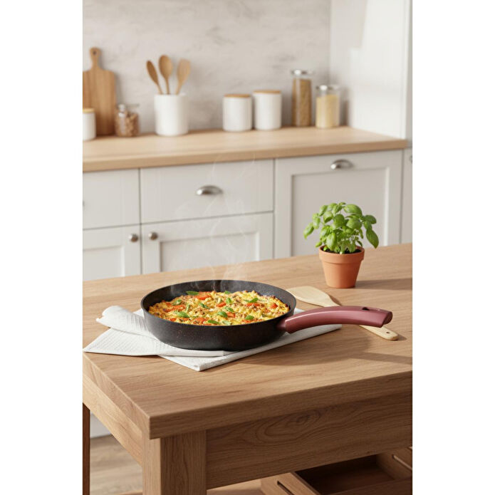 Bambum Pluto 7 Parça Granit Tencere Seti Siyah