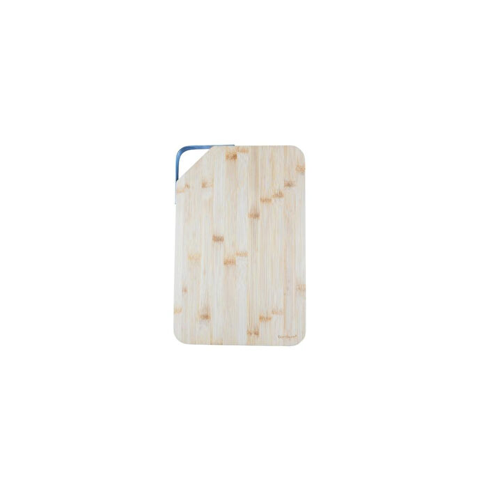 Bambum Zoe Çelik Kulplu Kesme Tahtası Dikdörtgen