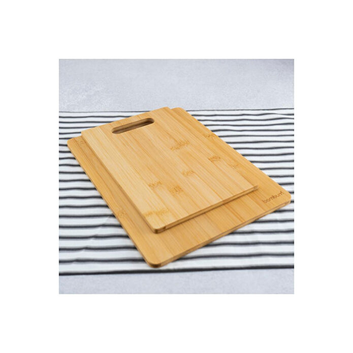 Bambum Leona Ikili Kesme Tahtası Bambu