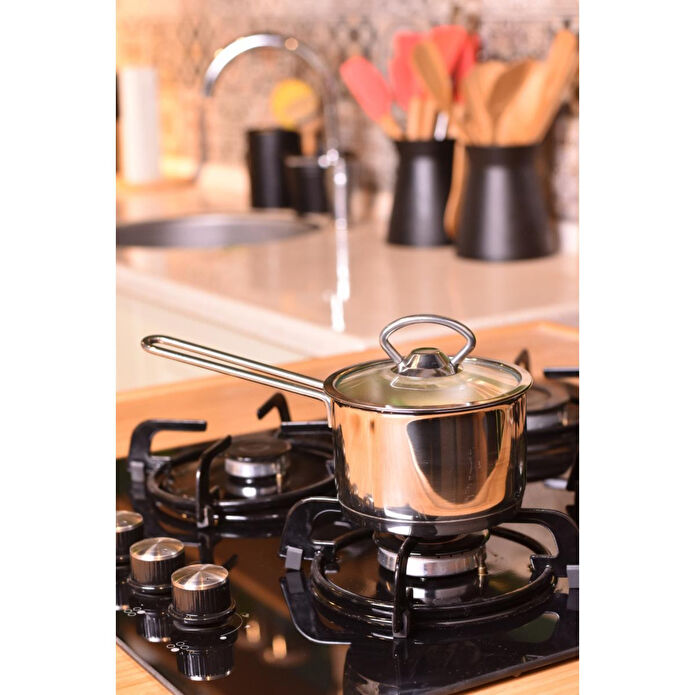 Bambum Poppy - Kaçerola Paslanmaz Çelik 12x8 Cm B3059