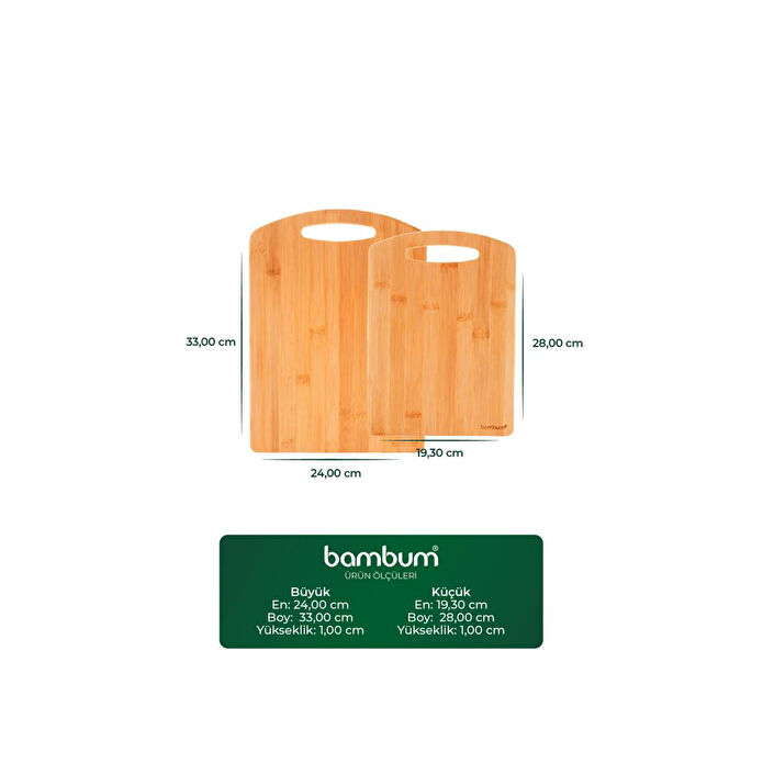 Bambum Bioni - Ikili Kesme Ve Sunum Tahtası