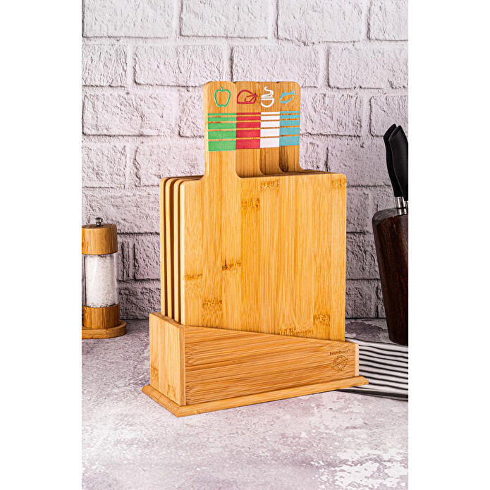 Bambum Tapenade Plus - 4'lü Kesme Tahtası