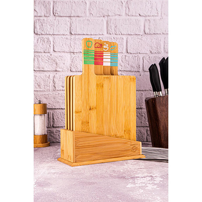 Bambum Tapenade Plus - 4'lü Kesme Tahtası