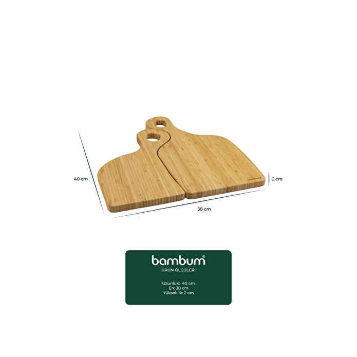 Bambum Pairy İkili Kesme Tahtası