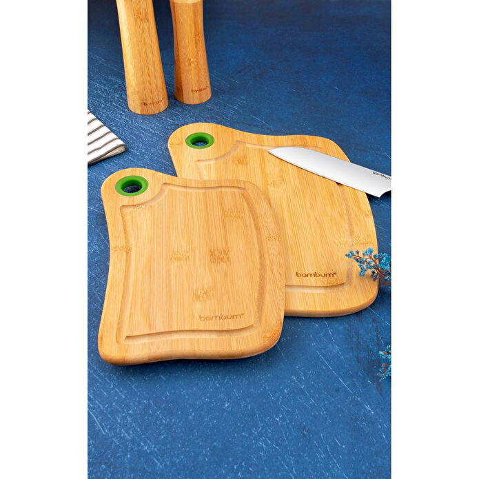 Bambum Zeri İkili Kesme Tahtası