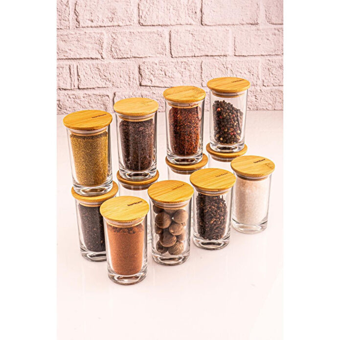 Bambum Lella 12'li Vakumlu Baharatlık Seti