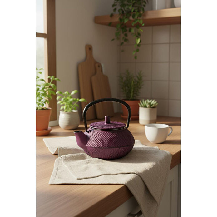 Bambum Linden Sümbül Döküm Demlik 300 Ml Mor