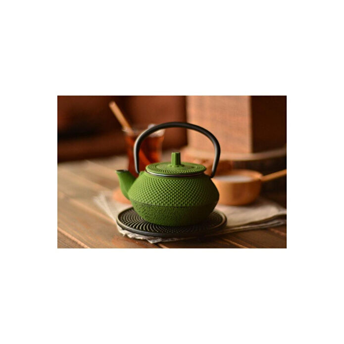 Bambum Linden Sümbül 300 Ml Fistik Yesil Döküm Demlik