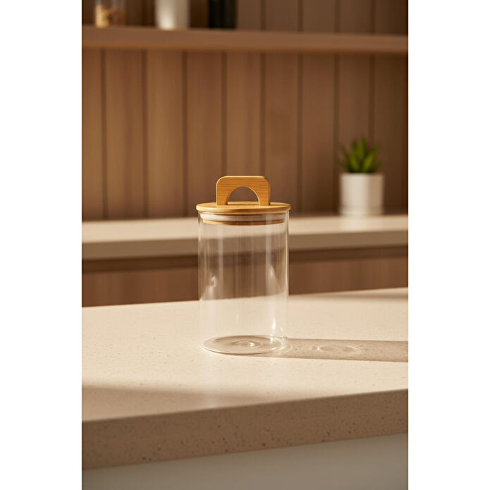 Bambum Ciri Bambu Kapaklı Baharatlık 15 Cm