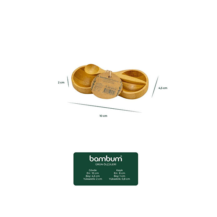 Bambum Mozana 2 Bölmeli Baharatlık