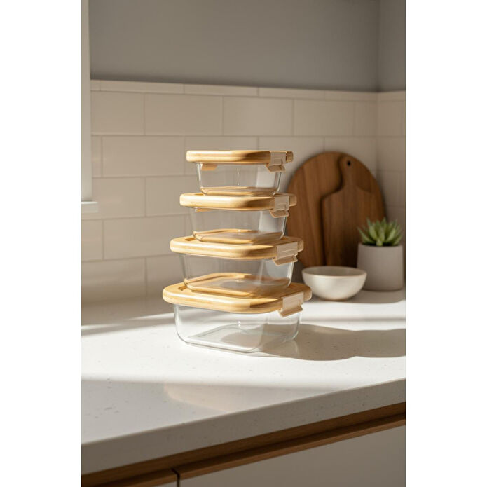 Bambum Patina 4'lü Saklama Seti