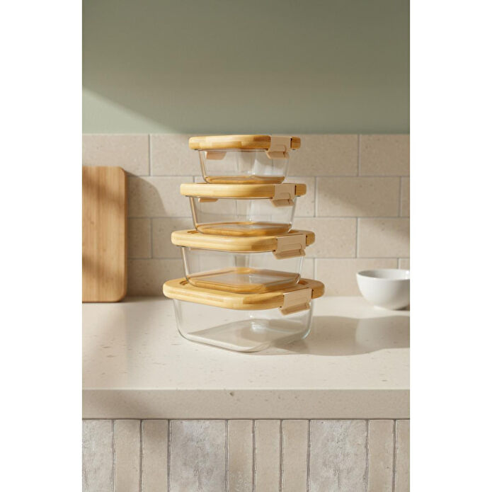 Bambum Patina 4'lü Saklama Seti