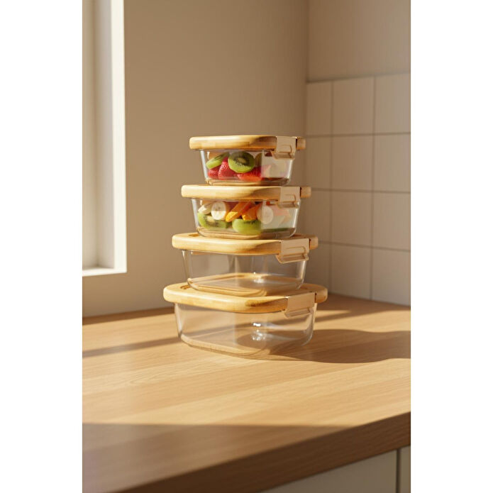 Bambum Patina 4'lü Saklama Seti