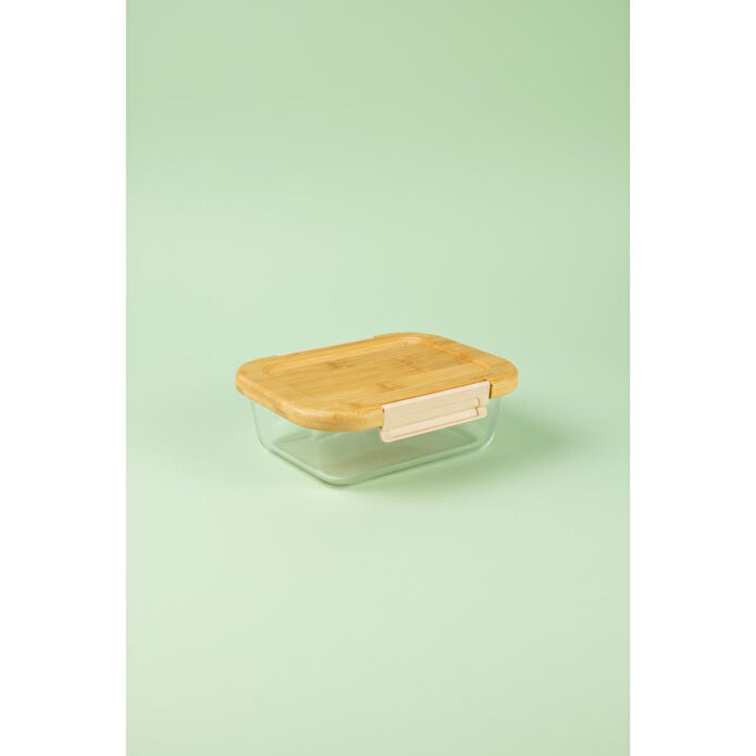 Bambum Satina Kilitli Cam Saklama Kabı 1040 Ml