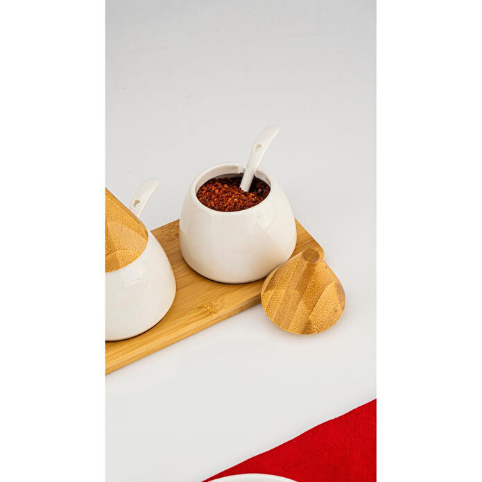 Bambum Zenith 3'lü Baharat Seti Kaşıklı