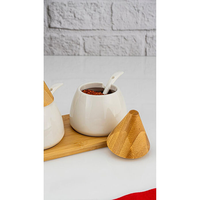 Bambum Zenith 3'lü Baharat Seti Kaşıklı