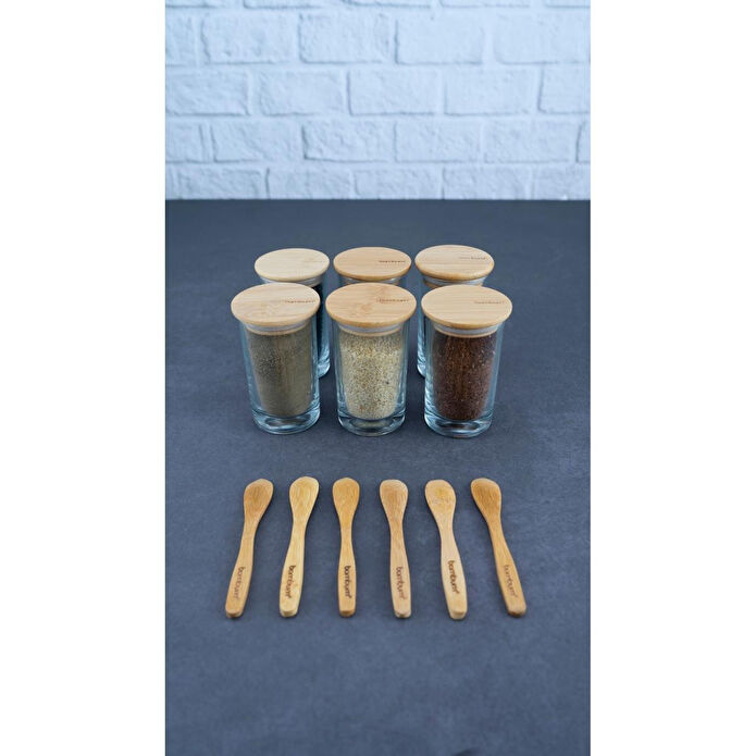 Bambum Lella 6'lı Kaşıklı Baharat Seti