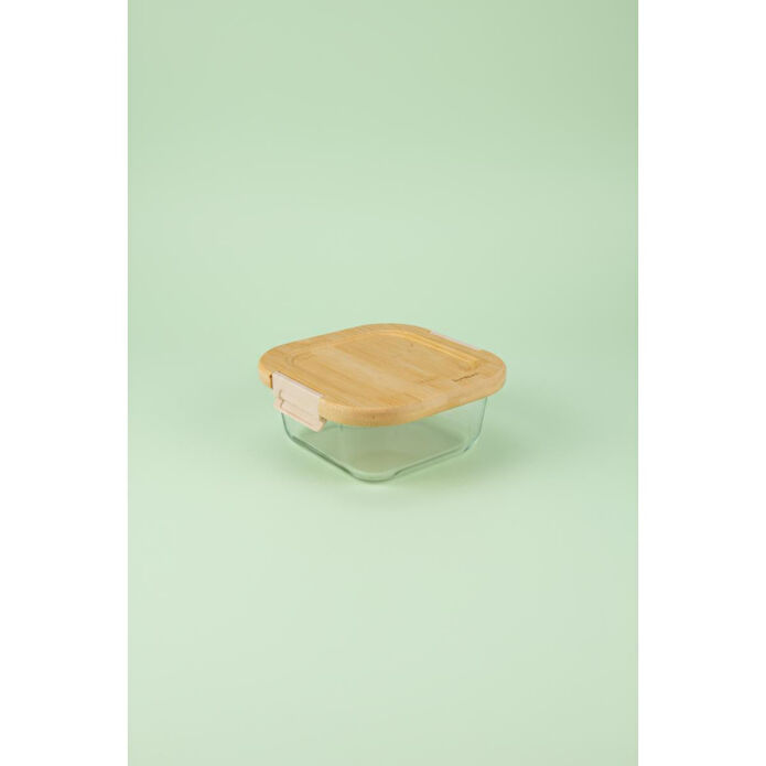 Bambum Patina Kilitli Cam Saklama Kabı 800 Ml