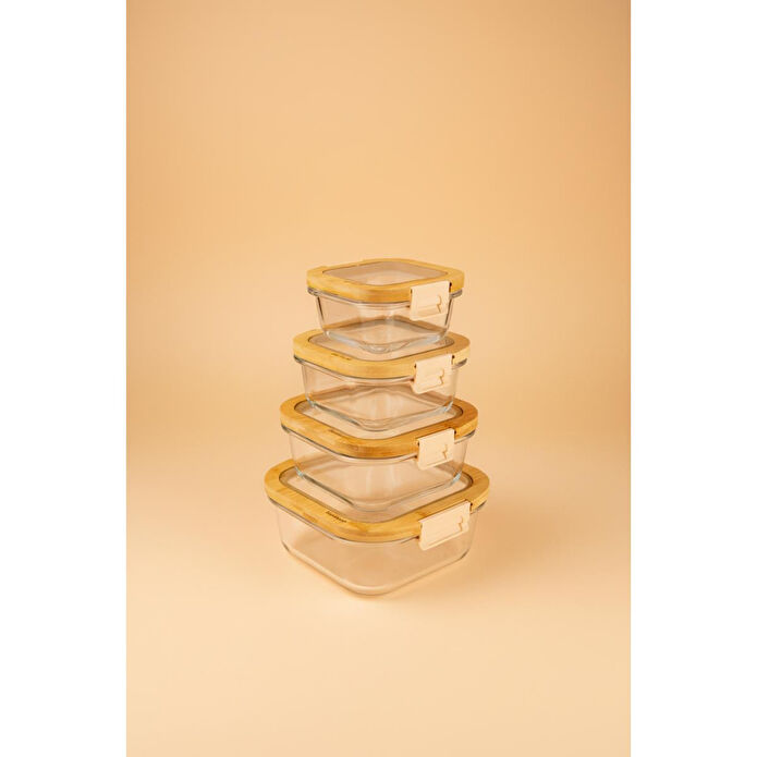 Bambum Poira 4'lü Saklama Seti