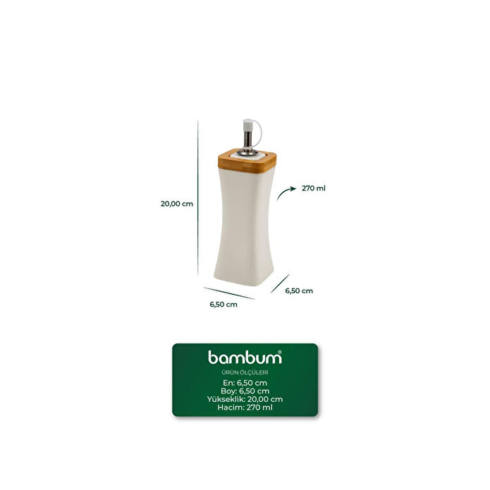 Bambum Shaggy Bambu Standlı Yağlık Sirkelik Tuzluk Ve Biberlik