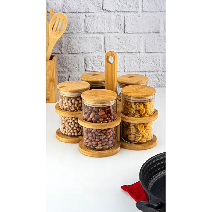 Bambum Sorrel 6 Parça Standlı Baharatlık Büyük