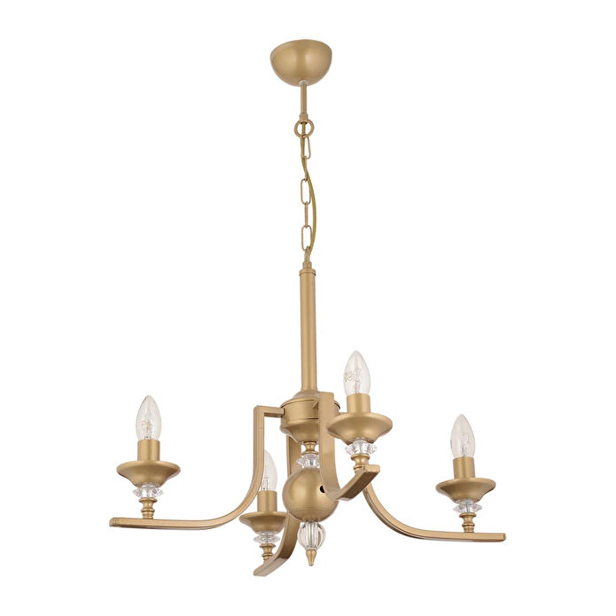 Apliqa Erza 4lü Eskitme Modern Sarkıt Yatak Odası Salon Avize