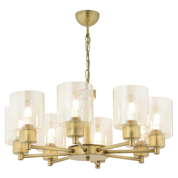 Apliqa Geneva 8 Li Eskitme Modern Yatak Odası Salon Avize