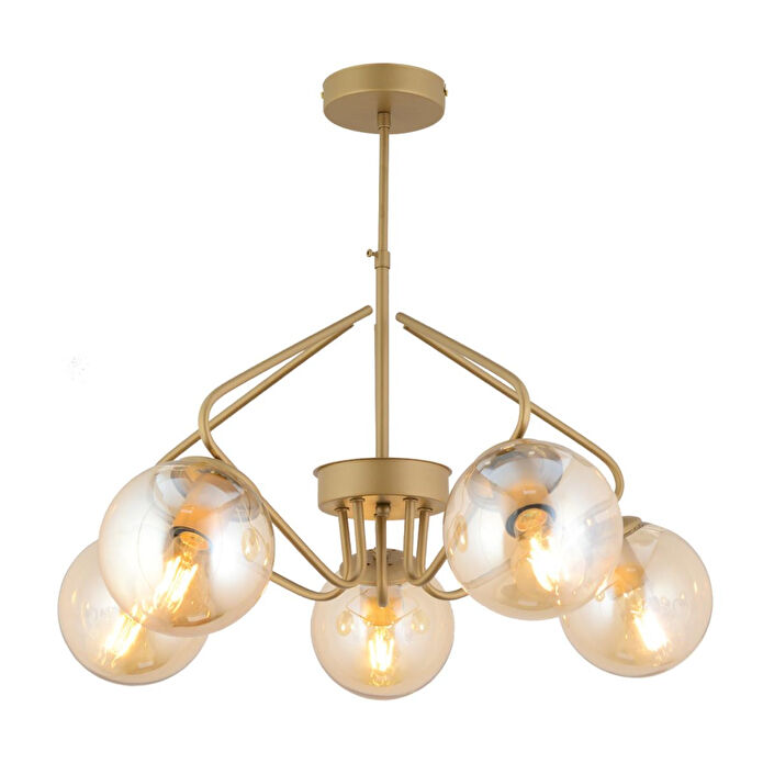 Apliqa Mildred 5'li Eskitme Modern Sarkıt Genç Odası Mutfak Yatak Odası Salon Sarkıt Avize