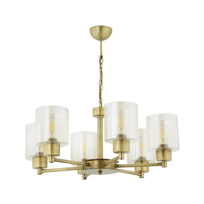 Apliqa Geneva 6 Lı Eskitme Modern Yatak Odası Salon Avize