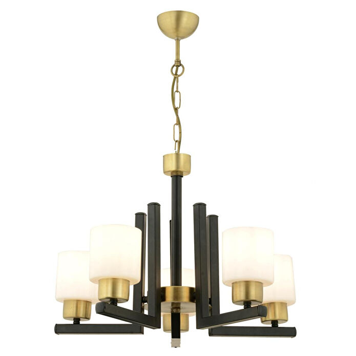 Apliqa Torqu 5 Li Eskitme Siyah Modern Yatak Odası Mutfak Oturma Odası Salon Avize