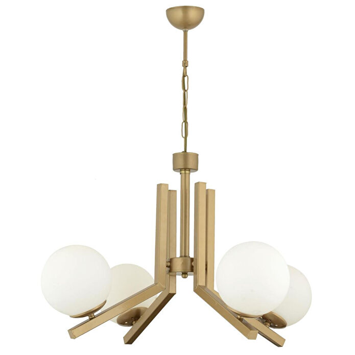 Apliqa Morgan 4 Lü Komple Eskitme Boyalı Beyaz Camlı Modern Genç Odası Yatak Odası Salon Avize