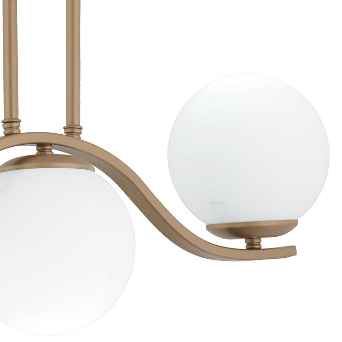 Apliqa Severus 3'lü Eskitme Modern Salon Kafe Restoran İçin Uygun, Salon Avize