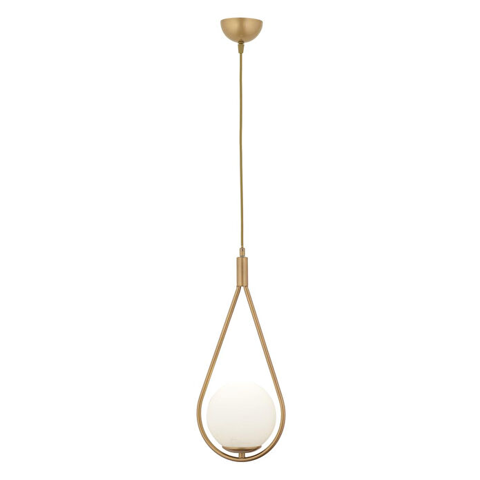 Apliqa Mirza Tekli Eskitme Sarkıt Beyaz Camlı Modern Sarkıt Mutfak Salon Sarkıt Avize